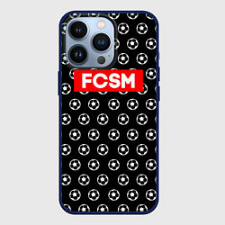 Чехол для iPhone 13 Pro FCSM Supreme, цвет: 3D-тёмно-синий