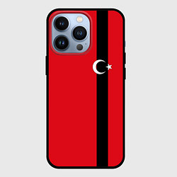 Чехол для iPhone 13 Pro Турция, цвет: 3D-черный