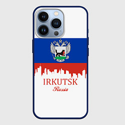 Чехол для iPhone 13 Pro Irkutsk: Russia, цвет: 3D-тёмно-синий
