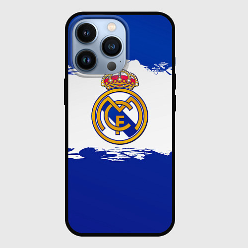 Чехол iPhone 13 Pro Real Madrid FC / 3D-Черный – фото 1