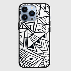 Чехол для iPhone 13 Pro Boho Style, цвет: 3D-черный
