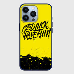 Чехол для iPhone 13 Pro GLHF, цвет: 3D-тёмно-синий