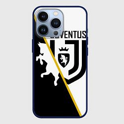 Чехол для iPhone 13 Pro FC Juventus: Football Point, цвет: 3D-тёмно-синий