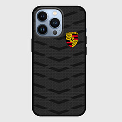 Чехол для iPhone 13 Pro Porsche: Grey Sport, цвет: 3D-черный