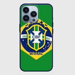 Чехол для iPhone 13 Pro CBF Brazil, цвет: 3D-тёмно-синий