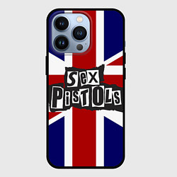 Чехол для iPhone 13 Pro Sex Pistols UK, цвет: 3D-черный
