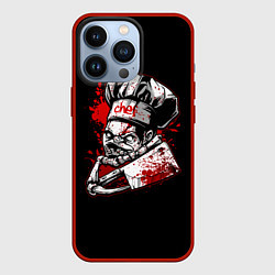 Чехол для iPhone 13 Pro Pudge Chef, цвет: 3D-красный