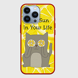 Чехол для iPhone 13 Pro More Sun In Your Life, цвет: 3D-красный