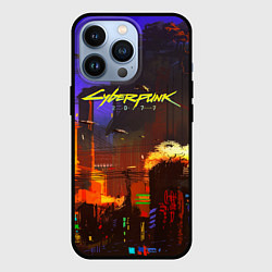 Чехол для iPhone 13 Pro Cyberpunk 2077: Night City, цвет: 3D-черный