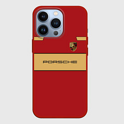 Чехол для iPhone 13 Pro Porsche Design, цвет: 3D-красный