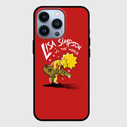 Чехол для iPhone 13 Pro Lisa Simpson, цвет: 3D-черный