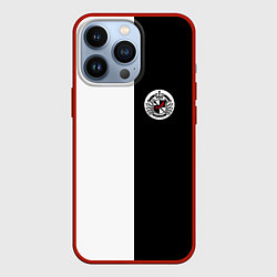 Чехол для iPhone 13 Pro Monokuma School, цвет: 3D-красный