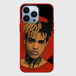 Чехол для iPhone 13 Pro XXXTentacion: Red Sun, цвет: 3D-красный