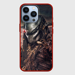 Чехол для iPhone 13 Pro Merciless Predator, цвет: 3D-красный