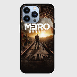 Чехол для iPhone 13 Pro Metro Exodus: Sunset, цвет: 3D-черный