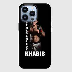 Чехол для iPhone 13 Pro Хабиб: Дагестанский борец, цвет: 3D-черный