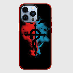 Чехол для iPhone 13 Pro Стальной алхимик, цвет: 3D-красный