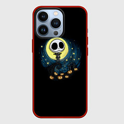 Чехол для iPhone 13 Pro The Nightmare Before Christmas, цвет: 3D-красный