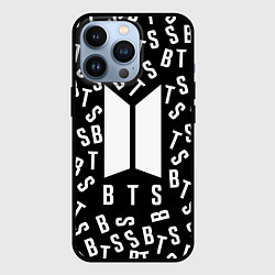 Чехол для iPhone 13 Pro BTS: Black Style, цвет: 3D-черный