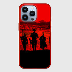 Чехол для iPhone 13 Pro RDR 2: Sunset, цвет: 3D-красный