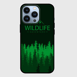 Чехол для iPhone 13 Pro Wildlife Adventure, цвет: 3D-черный