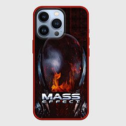 Чехол для iPhone 13 Pro Mass Effect, цвет: 3D-красный