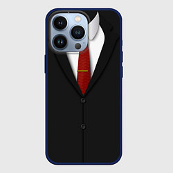 Чехол для iPhone 13 Pro Агент 47, цвет: 3D-тёмно-синий