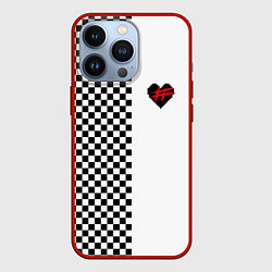 Чехол для iPhone 13 Pro ФРЕНДЗОНА: Шахматы, цвет: 3D-красный