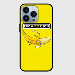Чехол для iPhone 13 Pro Brazzers: Yellow Banana, цвет: 3D-черный