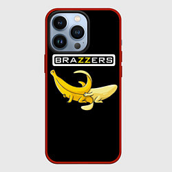 Чехол для iPhone 13 Pro Brazzers: Black Banana, цвет: 3D-красный