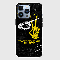 Чехол для iPhone 13 Pro TOP: Skeleton Clique, цвет: 3D-черный