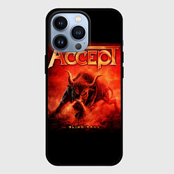 Чехол для iPhone 13 Pro Accept: Hell Bull, цвет: 3D-черный