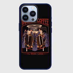 Чехол для iPhone 13 Pro Worship Coffee, цвет: 3D-тёмно-синий