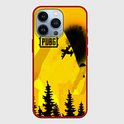 Чехол для iPhone 13 Pro PUBG: AirDrop, цвет: 3D-красный