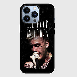 Чехол для iPhone 13 Pro Lil Peep: 16 Lines, цвет: 3D-черный