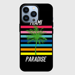Чехол для iPhone 13 Pro Miami Paradise, цвет: 3D-черный