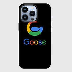 Чехол для iPhone 13 Pro GOOSE, цвет: 3D-черный