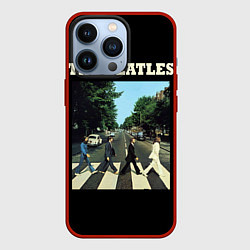 Чехол для iPhone 13 Pro The Beatles: Abbey Road, цвет: 3D-красный