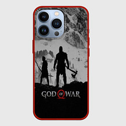 Чехол для iPhone 13 Pro God of War: Grey Day, цвет: 3D-красный