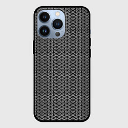 Чехол для iPhone 13 Pro Кольчуга воина, цвет: 3D-черный
