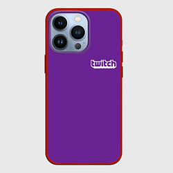 Чехол для iPhone 13 Pro Twitch Streamer, цвет: 3D-красный