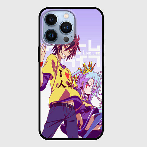 Чехол iPhone 13 Pro No Game No Life / 3D-Черный – фото 1