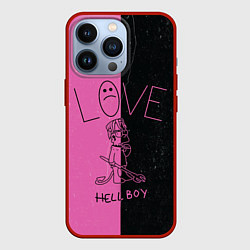 Чехол для iPhone 13 Pro Lil Peep: Hell Boy, цвет: 3D-красный
