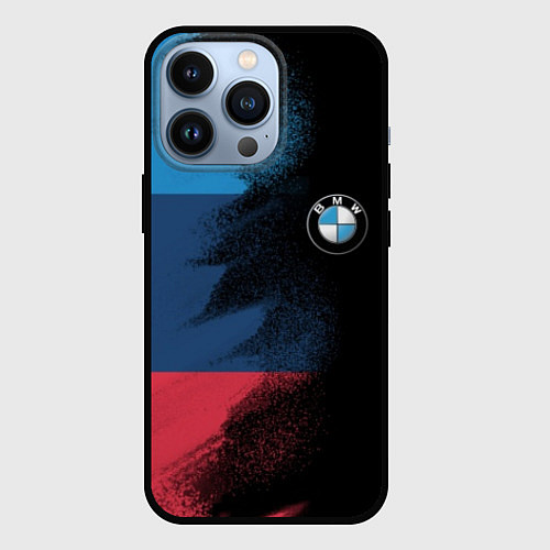 Чехол iPhone 13 Pro BMW / 3D-Черный – фото 1