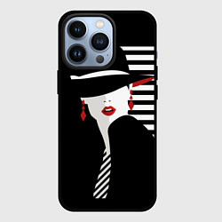 Чехол для iPhone 13 Pro Fashion, цвет: 3D-черный