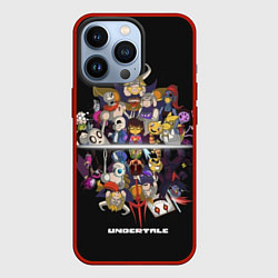 Чехол для iPhone 13 Pro Undertale, цвет: 3D-красный