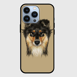 Чехол для iPhone 13 Pro Rouge Collie, цвет: 3D-черный