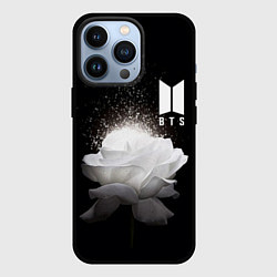 Чехол для iPhone 13 Pro BTS Flower, цвет: 3D-черный