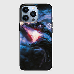 Чехол для iPhone 13 Pro Годзилла, цвет: 3D-черный