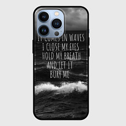 Чехол для iPhone 13 Pro Bring Me The Horizon - it comes in waves, цвет: 3D-черный